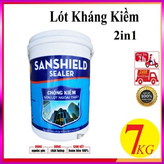 7kg Sơn lót chống kiềm nội & ngoại thất - Chống Nứt - Chống Thấm - Chống Nấm Mốc - Siêu Cao Cấp 2IN1
