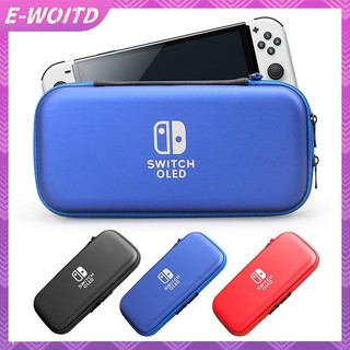 E-WOITD Switch OLED PU Bảo vệ Túi đựng di động Vỏ cứng Túi chống nước cho Nintendo Switch OLED Console Phụ kiện trò chơi E-WOITD