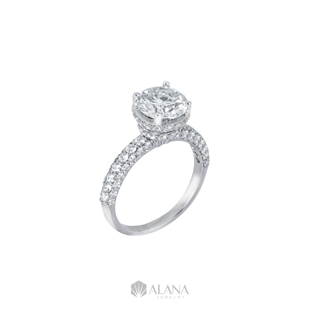 NHẪN ĐAI ĐÍNH MOISSANITE CHỦ 8LI BẠC 925 (CHIẾC) – RWS080021