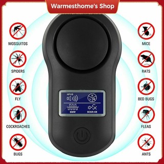 Siêu âm Pest Reject Điện tử Chống gián Thuốc đuổi côn trùng Gián Trong nhà Chuột diệt côn trùng muỗi với màn hình LCD