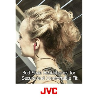 JVC HAF19MRB ヴィンテージイヤーバッド IPX2防汗性マイク付き（赤/黒）