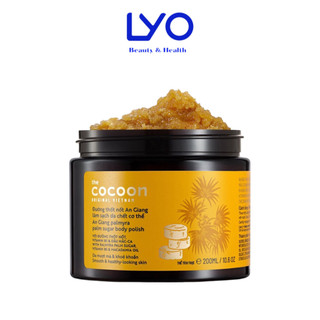  Tẩy Tế Bào Chết Body Đường Thốt Nốt An Giang Cocoon Palmyra Palm Sugar Body Polish Làm Sạch Da Giúp Da Mềm Mịn 200ml 