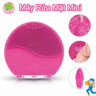 Máy rửa mặt forever luna mini 2 cao cấp rung sóng 8 mức, máy rửa mặt se khít lỗ chân lông silicon