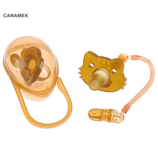 Canamek Bé Đáng Yêu Silicone Mềm Núm Vú Giả Bộ Động Vật Hoạt Hình Sơ Sinh Thoải Mái Núm Vú Giả CSF