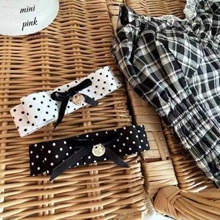 Kẹp tóc chấm bi Hàn Quốc Kẹp mỏ vịt