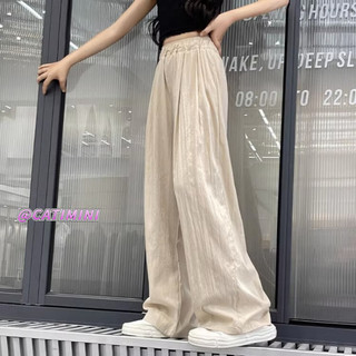 Quần ống rộng đa năng dáng rộng cho bé gái Hàn Quốc thời trang mới màu trơn thoáng khí quần mềm mại thông thường 120CM-170CM