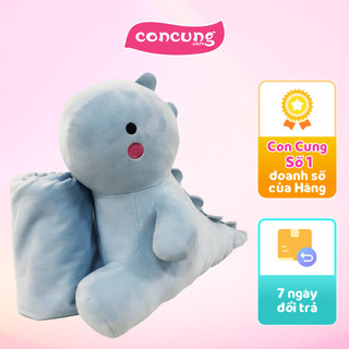 Bộ gối kèm mền khủng long ngồi