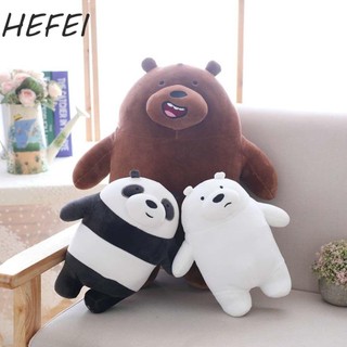 We Bare Bears Đồ chơi trẻ em Cuddly Gối sang trọng Ba gấu Quà tặng trẻ em Búp bê sang trọng