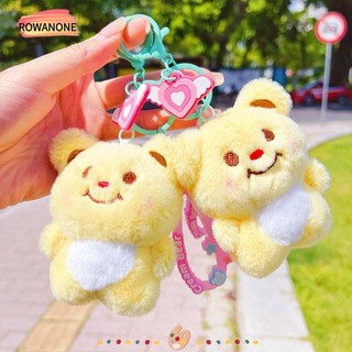 Rwan1 Gấu Bơ Móc Khóa, Treo Đồ Chơi Trang Trí Ví Đựng Tiền Xu Móc Khóa, PP Cotton Quà Tặng Gấu Bơ Mặt Dây Chuyền