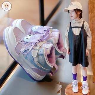 Coco baby Giày bé gái Giày thể thao cổ cao siêu dễ thương Giày thể thao nữ cao cấp phong cách công chúa