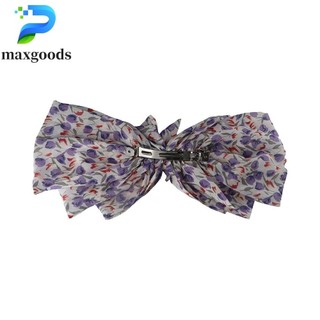 maxgoods Kẹp Tóc Hoa Retro Ngọt Ngào Voan Hoa Lớn Mùa Xuân Kẹp Nữ Mũ Phong Cách Hàn Quốc Kẹp Tóc