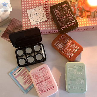 GJCUTE Thời Trang Nữ Bộ Du Lịch Bỏ Túi Ống Kính Tiếp Xúc Bộ Du Lịch Dễ Dàng Mang Theo Gương Ống Kính Hộp Đựng VN