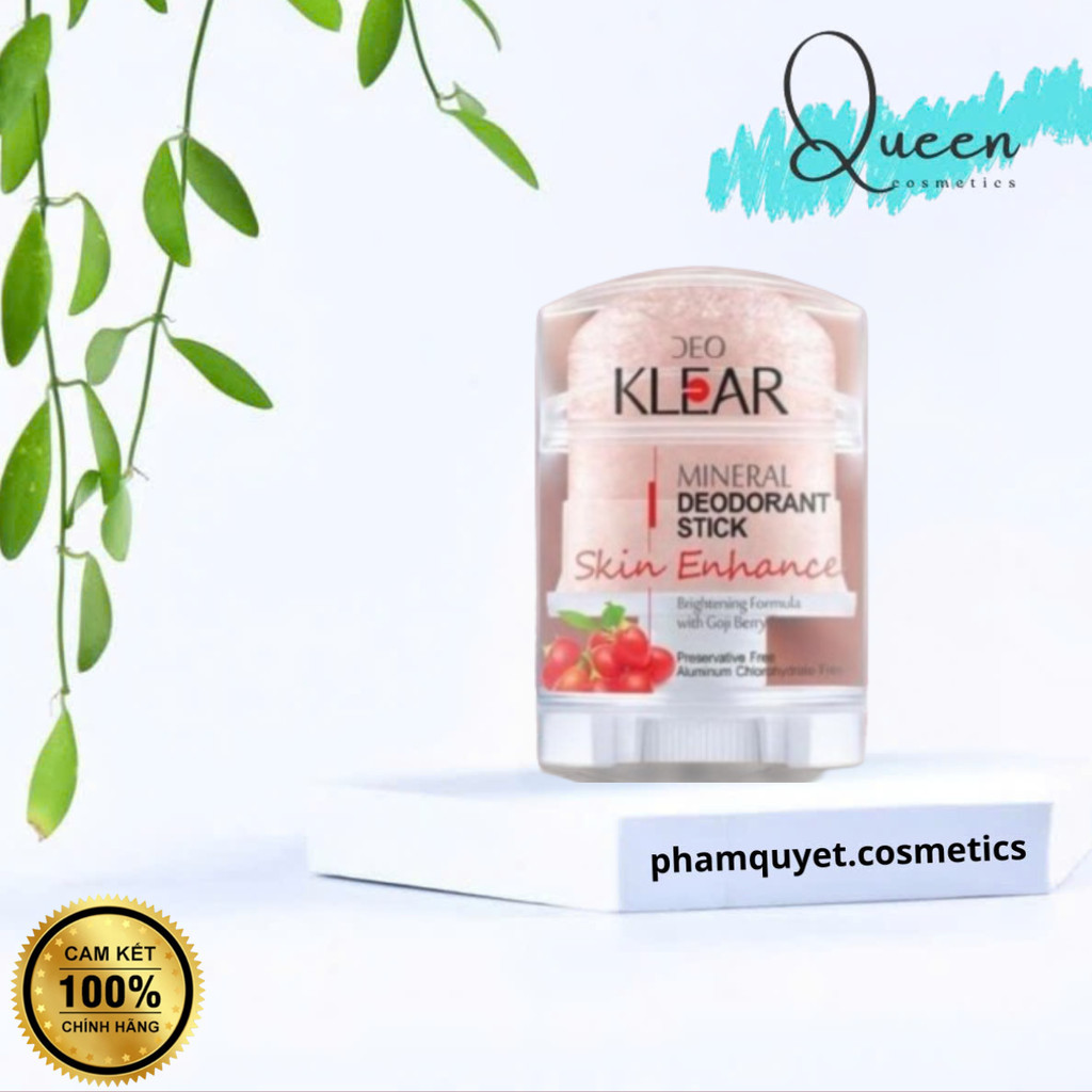 Lăn khử mùi Deo KLEAR Thái Lan Chính hãng Hương Thơm Dịu Nhẹ Auth Thái