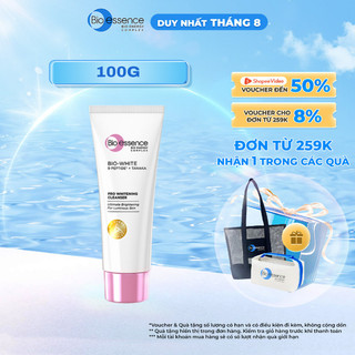 Sữa rửa mặt BioEssence BioWhite Advanced Whitening Cleanser chiết xuất Tanaka&Camellia 100g