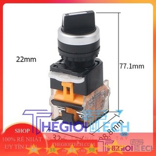 Công tắc xoay 2 vị trí, 3 vị trí - núm vặn