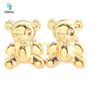 [Shngki] 1 Cặp Quần Chụp Hình Gấu Khóa Nút Jean Có Thể Điều Chỉnh Khóa Eo Mở Rộng Thay Thế Quần Jean Nút Đính Kèm Chân [MỚI]