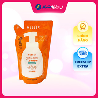 Nước rửa bình sữa Wesser túi 500 ml hương bưởi