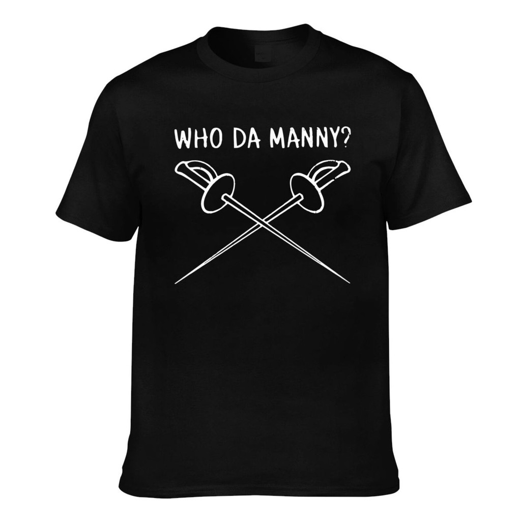 Who Da Manny Modern Phil Family Rapier Crossed Top Áo thun nam chất lượng cao