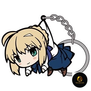 Móc khóa Fate/stay night [UBW] Saber Tosaka Rin Mumei Illyasviel Sakura Medusa Phụ kiện trang trí tú