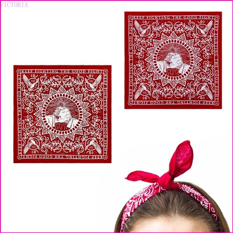 Vic Phong Cách Phương Tây Người Lớn In Bandana Hiphop Kerchiefs Co Giãn Bandana Du Lịch Sân Khấu Biểu Diễn Chụp Ảnh Tóc Kerch