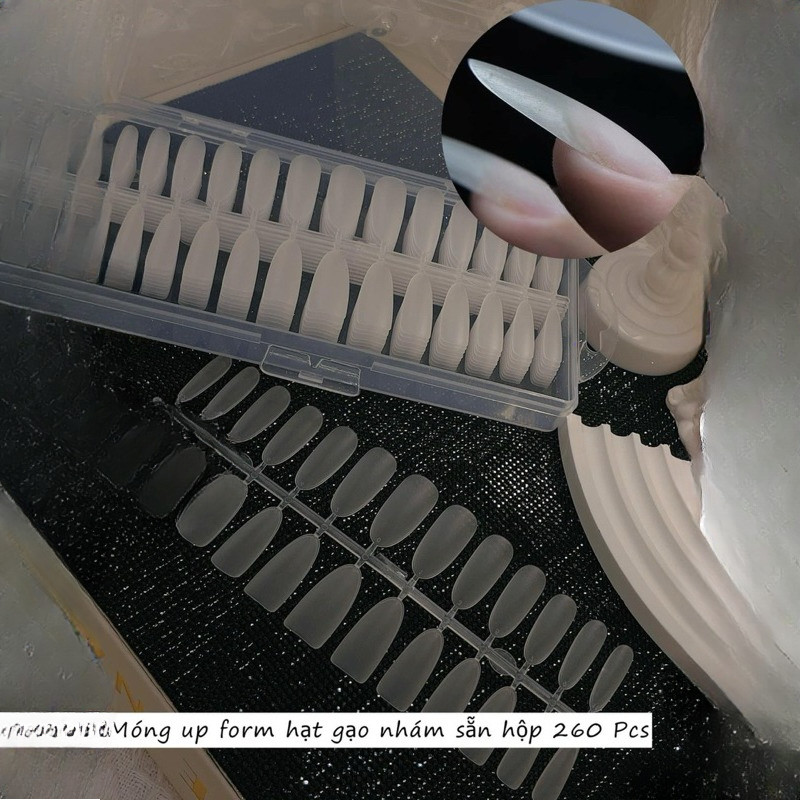 Móng up fom hạt gạo nhám sẵn MC21 phukiennaildiepanh