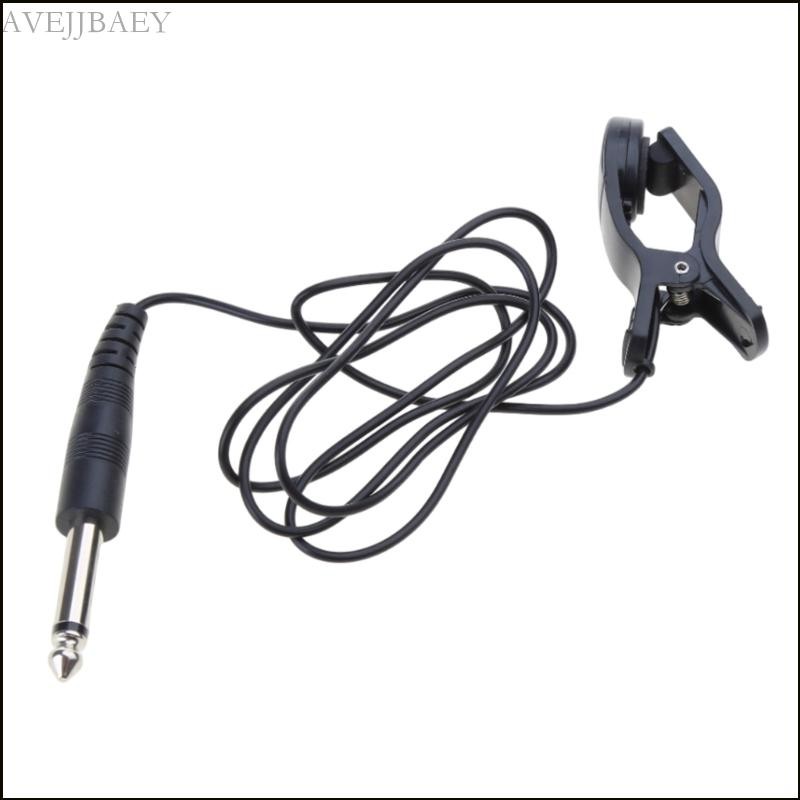 Avejjbaey Micro Pickups Jack Kẹp Trên Micro Piezo Acoustic Guitar Pickups