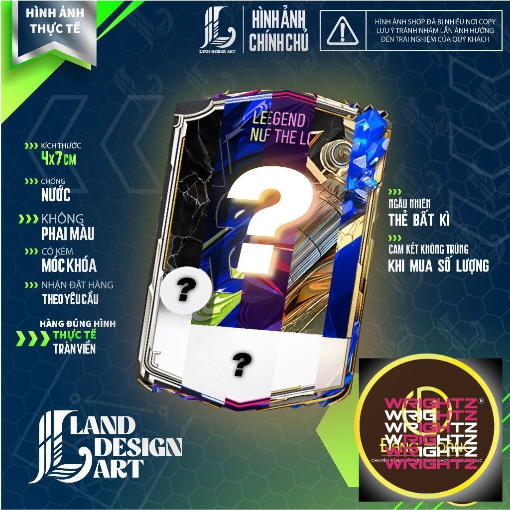 Móc khóa thẻ cầu thủ ngẫu nhiên - FC Online (FO4)_ĐH WrightZ