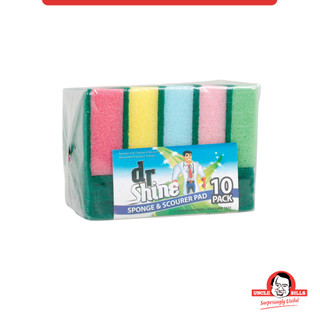 Miếng Rửa Chén 2 Mặt 10 Cái UNCLE BILLS BC0073
