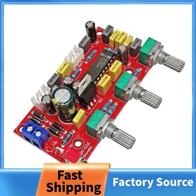 Lm1036 Op-Amp Hifi Pre Khuếch Đại Tiền Khuếch Đại Âm Lượng Âm Thanh Treble Bass Loud Ban Điều Khiển 