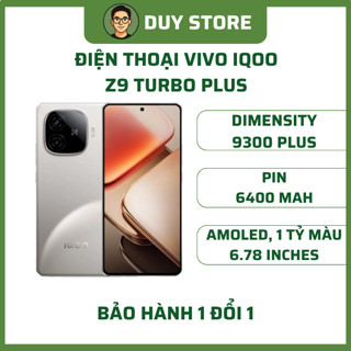 Điện thoại Vivo iQOO Z9 Turbo Plus 5G - Dimensity 9300 Plus - BH 1 đổi 1 - TRẦN DUY STORE