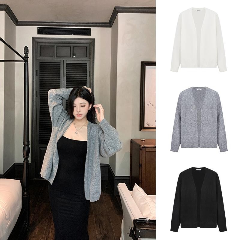 < MOSESQUEEN > Ao Cardigan Len Moses Queen - Phong Cách Thanh Nhã Cho Thu Đông #59701