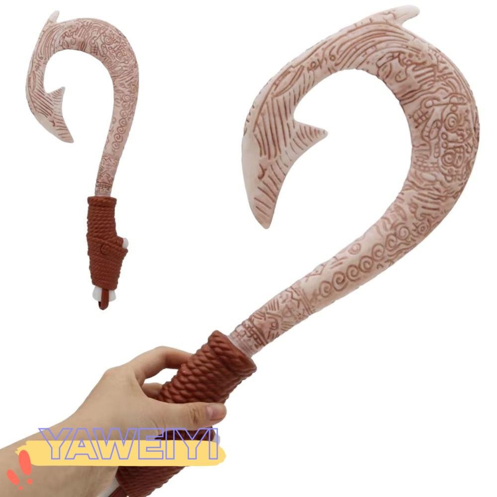 YAWEIYI Maui Fish Hook Toy, 42cm Âm thanh và Ánh sáng Moana 2 Ocean Adventure Toys, Đạo cụ Cosplay t