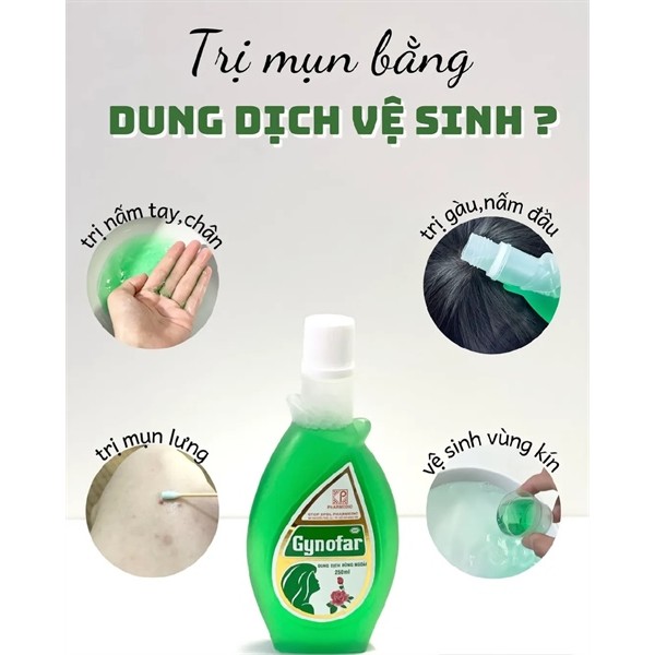 Dung dịch vệ sinh dùng ngoài Gynofar