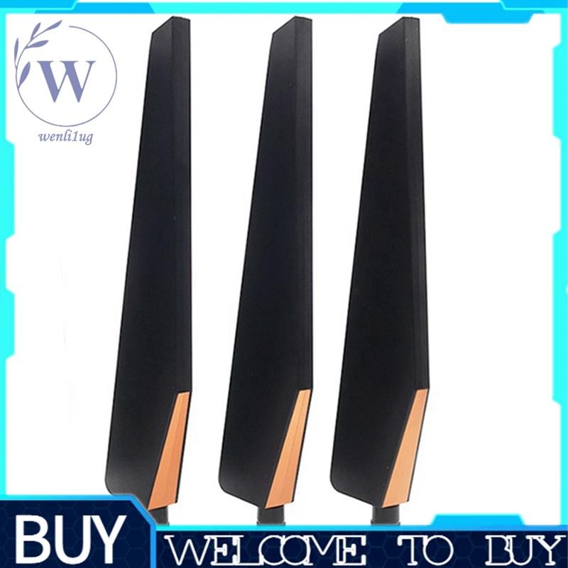 3 Cái cho GT-AC5300 Bộ định tuyến không dây Thẻ mạng AP Ăng-ten SMA Ăng-ten đa hướng tần số kép