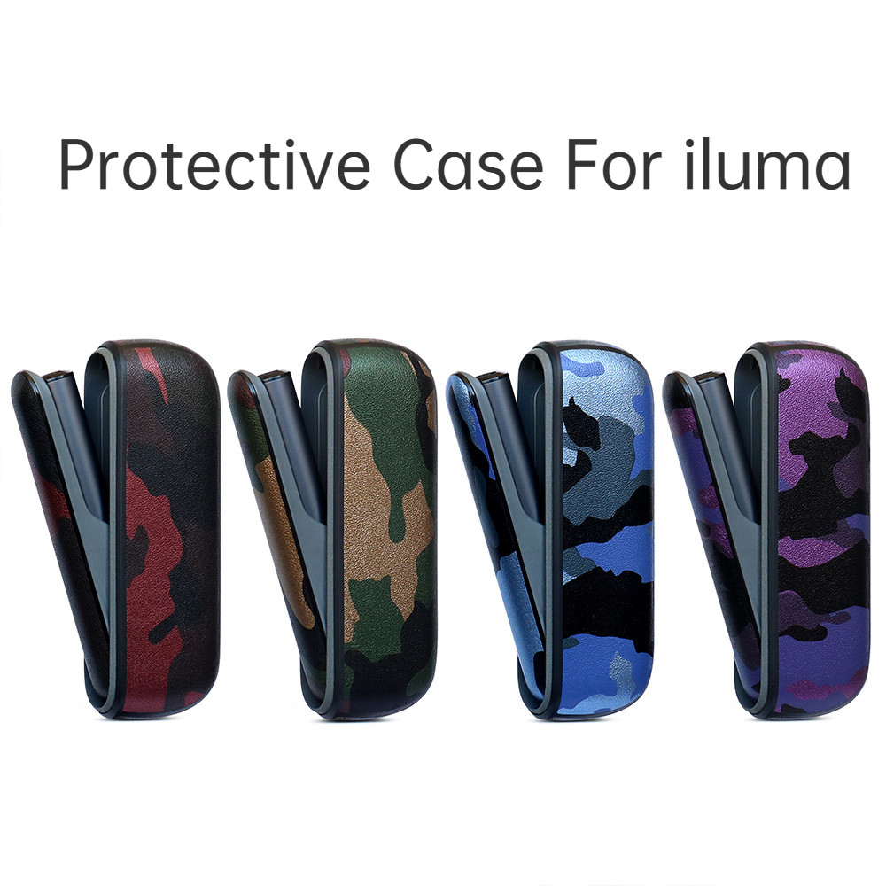 Vỏ Da Camo Thích Hợp Cho iqo iluma i Vỏ Bảo Vệ Có Nắp Cửa Từ Tính Cho Phụ Kiện ILUMA Tay Áo2026.5.10