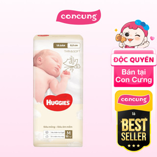 Bỉm tã dán Huggies Thin & Soft size M 6-11kg 54 miếng - concung