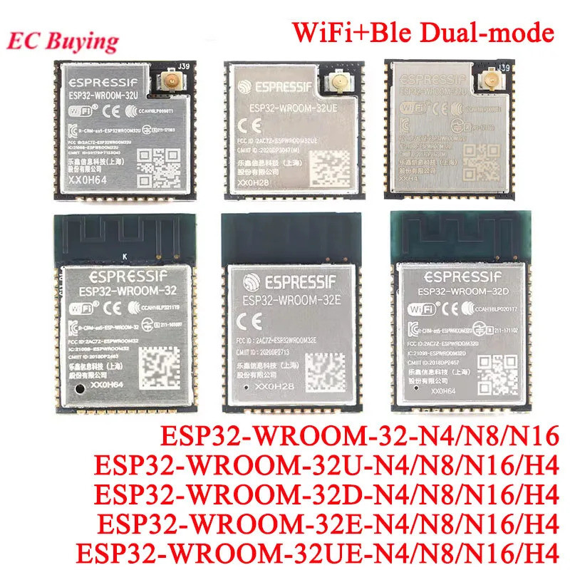 ESP32-WROOM-32 ESP32 WROOM ESP-32 4MB 8MB 16MB WiFi lõi kép không dây BLE MCU Module ESP32-WROOM-32 