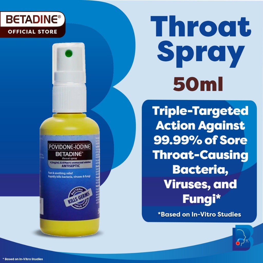 BETADINE® Xịt họng 50ml