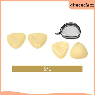 2 chiếc áo ngực miếng lót chèn tự dính miếng lót chèn vô hình mềm áo ngực phụ kiện đẩy lên ngực tăng cường cho đồ lót