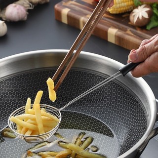 Vợt Múc Topping Trân Châu, vợt múc trân châu, vợt múc thạch, vợt múc đồ chiên, Vợt Múc Lẩu Inox Siêu Bền-MCKES