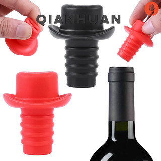 Hình dạng mũ silicone nút chai rượu vang đỏ / nhà bếp sáng tạo nắp đậy chai chống rò rỉ-proof