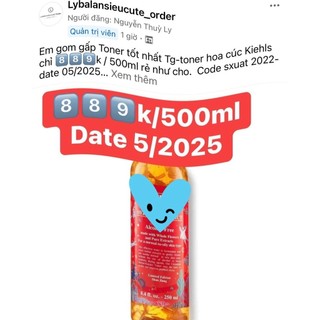 Toner hoa cúc Kie'hls 500ML bản Limited Lunar New Year