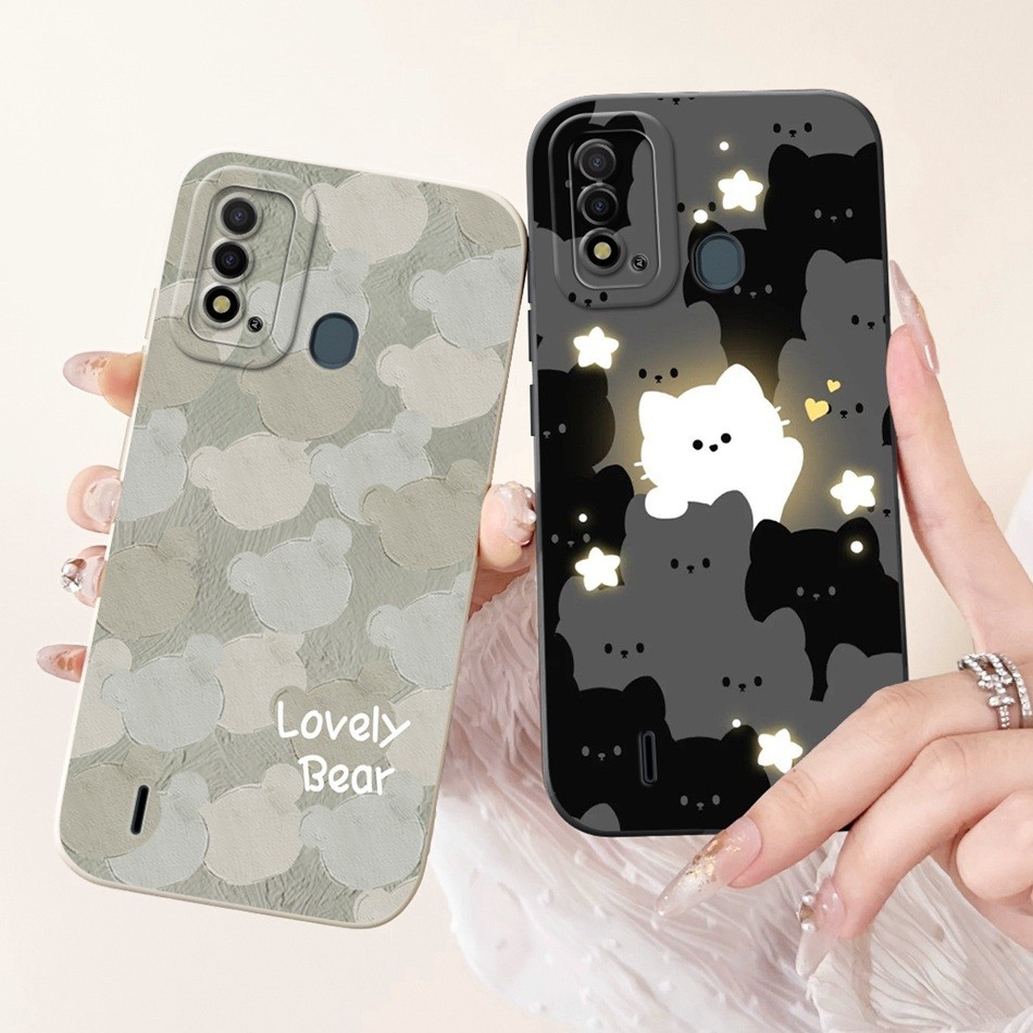 Vỏ bảo vệ ống kính Itel P37 / Vision 2S / Itel P651L Itel P37 Pro Vision 2 Plus Vỏ điện thoại silico