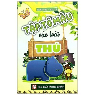 Sách - tập tô màu các loài thú 1