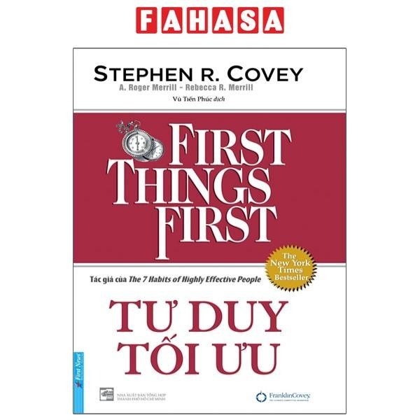Sách Tư Duy Tối Ưu - First Things First