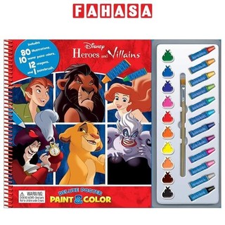 Disney Heroes & Villains Deluxe Poster Paint & Color