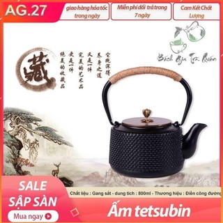 ⚡️hàng mới về⚡️ ấm tetsubin nhật – ấm gang đun nước dung tích 800ml – ag27