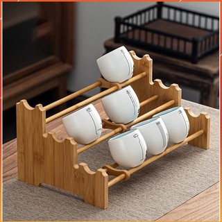 Gác Chén Tre Tự Nhiên Chống Mối Mọt – Giá Đỡ Chén Trà Thủ Công Cao Cấp | Nhẹ Gọn, Thẩm Mỹ Cao