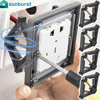 10 bộ 86 Loại Wall Mount Switch Repairer Dark Box - Công cụ sửa chữa hộp Cassette - Thanh hỗ trợ sửa chữa hộp ổ cắm - Bộ sửa chữa hộp công tắc cố định - Phụ kiện sửa chữa điện gia đình