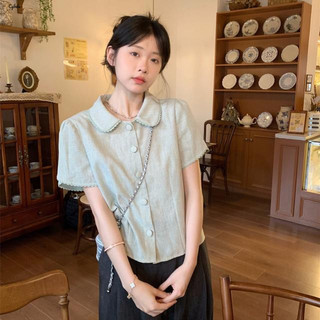 Cybele áo sơ mi nữ áo kiểu hàn quốc thông thường nhí nhảnh Tối giản Fashion WCS2470HHA 29Z240718